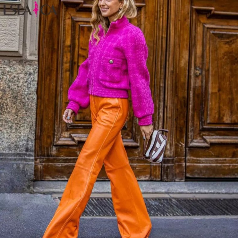 Jacket beautiful in fucsia color
